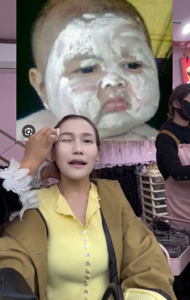 Jajal penampilan tradisional ala wanita China, Ayu Ting Ting totalitas pakai makeup Hanfu. Momen di balik layar saat proses makeup dibagikan ke Instagram. Foto: Instagram/@ayutingting92/@hestipurwadinata