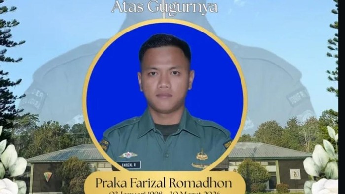 Batalyon 113 Jaya Sakti mengucapkan belasungkawa atas gugurnya Praka Farizal Rhomadhon dalam serangan di Lebanon. 
