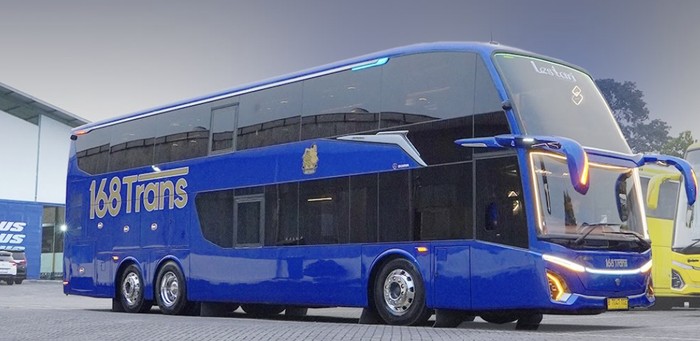 Bus tingkat PO 168 Trans