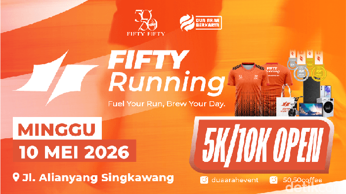 Fifty Running Singkawang.