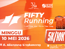Fifty Running 2026 Hadir di Singkawang, Event Lari Seru Siap Uji Pace Kamu