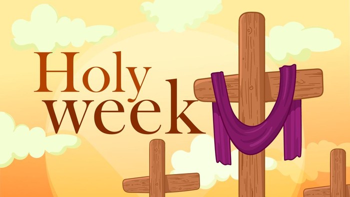 Ilustrasi Pekan Suci menjelang perayaan Tri Hari Suci.