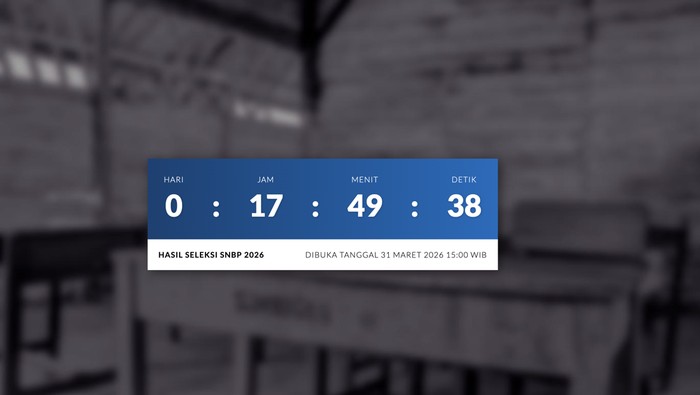 Ilustrasi link countdown pengumuman SNBP 2026.