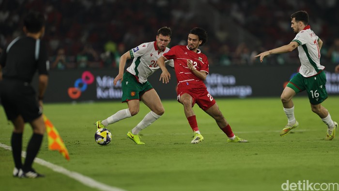 Timnas Sepakbola Indonesia menghadapi Timnas Sepakbola Bulgaria dalam babak Final FIFA Series yang berlangsung di Stadion Utama Gelora Bung Karno (SUGBK), Senin (30/3/2026).