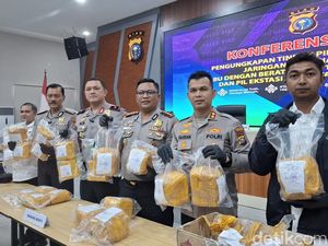 Polisi Ungkap Peredaran 15 Kg Sabu-Ekstasi, Dikendalikan Napi Nusakambangan