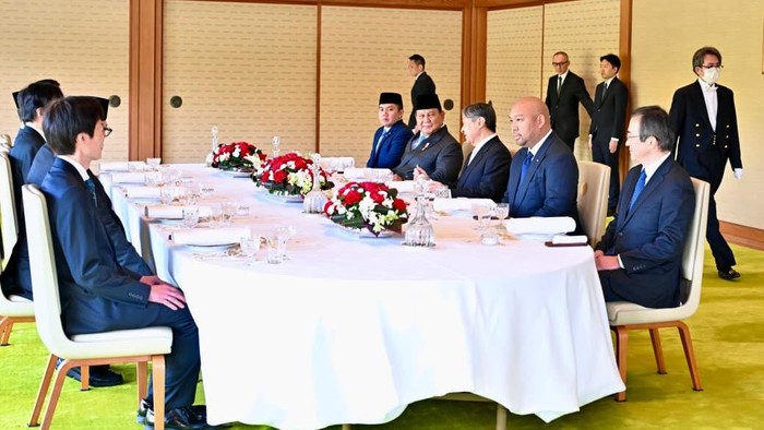 Presiden Prabowo bertemu Kaisar Jepang Naruhito di Imperial Palace, Tokyo, Senin (30/3/2026).