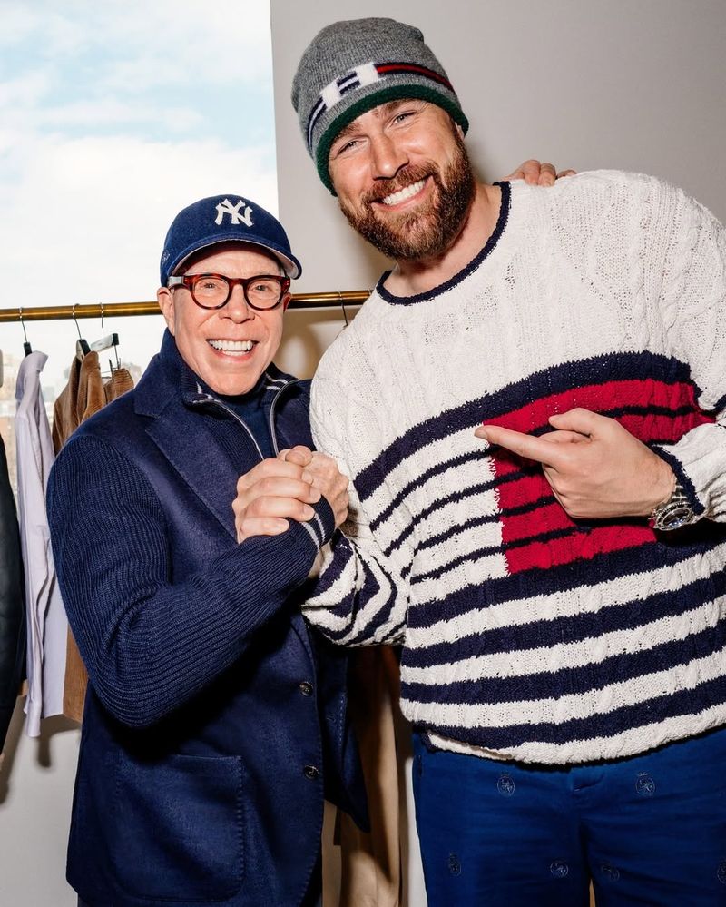 Travis Kelce x Tommy Hilfiger.