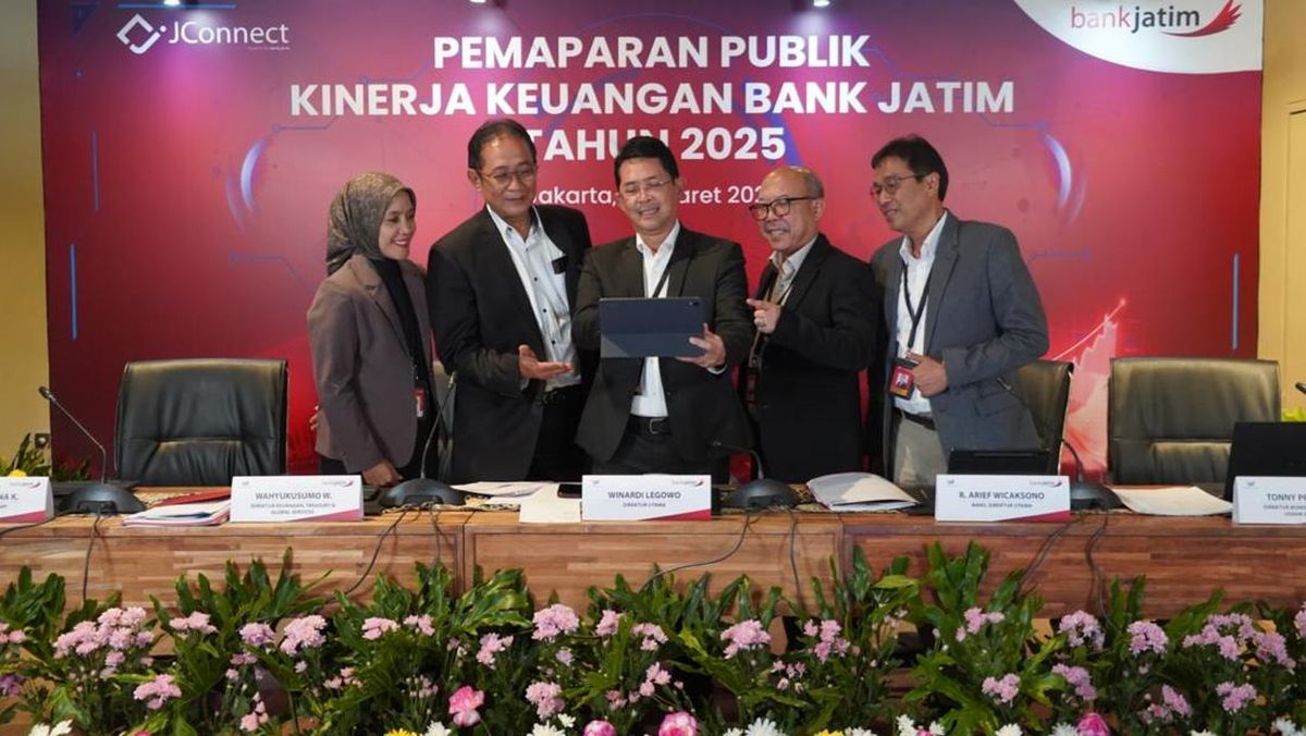 Bank Jatim Catatkan Kinerja Solid di 2025, Nilai Aset Capai Rp 105,8 T