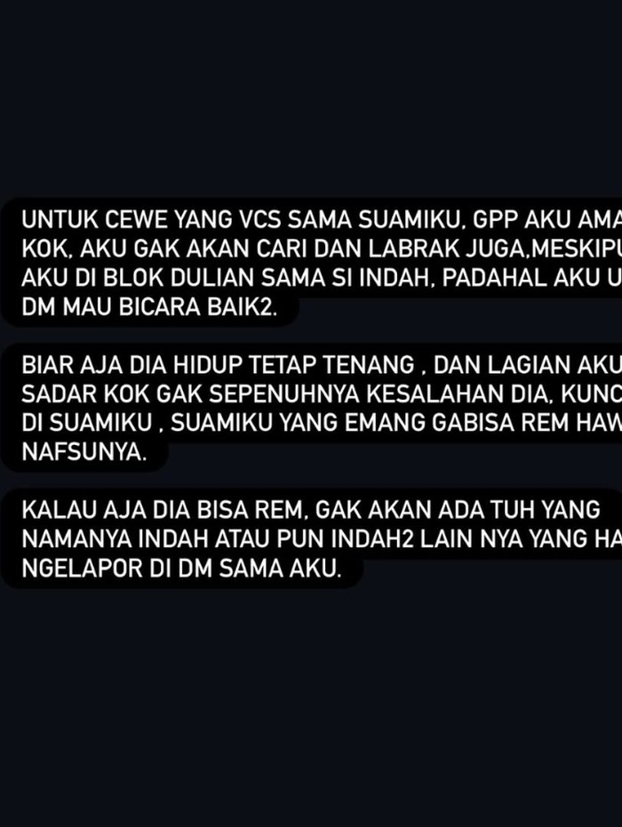 Pesan Clara Shinta Buat Perempuan di Video Call Nakal Suami