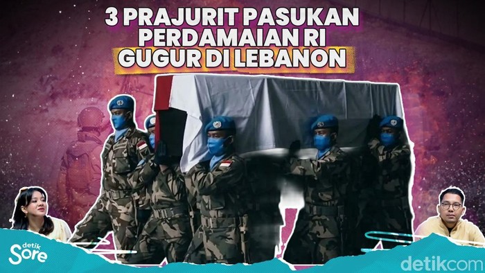 3 PRAJURIT PASUKAN PERDAMAIAN RI GUGUR DI LEBANON