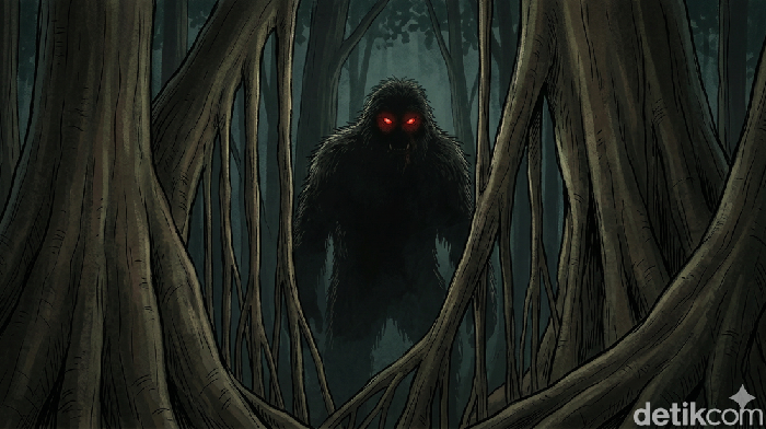 Mitos Hantu Mariaban, Makhluk Gaib Berbulu Lebat di Hutan Kalimantan