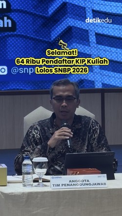 Selamat! 64 Ribu Pendaftar KIP Kuliah Lolos SNBP 2026