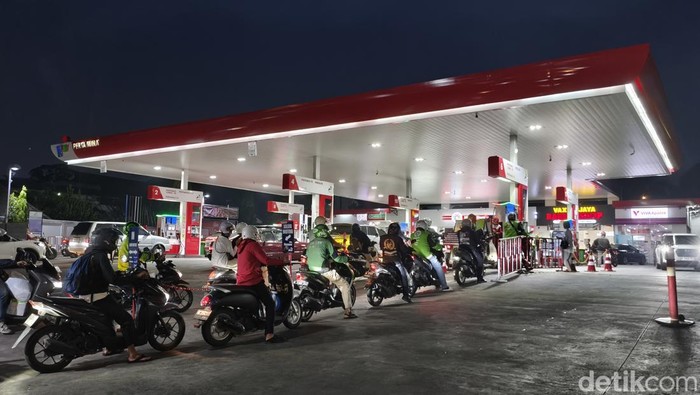 Kondisi SPBU Dago Bandung, Selasa (31/3/2026).