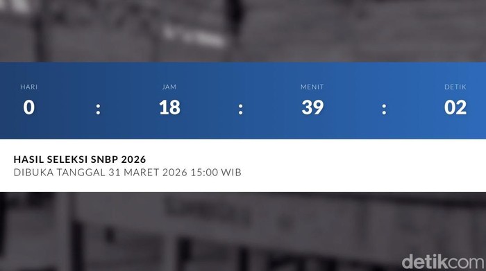 Laman pengumuman SNBP.