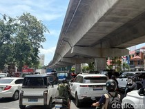 Macet di Pettarani Makassar, Kendaraan Tertahan dari SPBU Rappocini-Pettarani