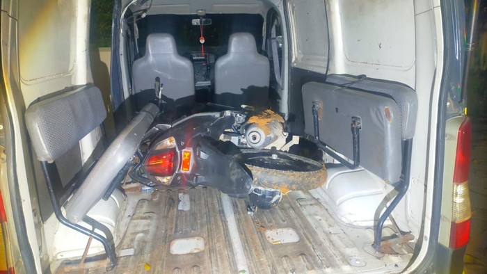Motor misterius ditemukan di pekuburan Bitowa, Makassar.