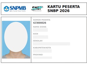 Nomor Pendaftaran SNBP 2026 yang Mana? Penting untuk Cek Hasil Seleksi!