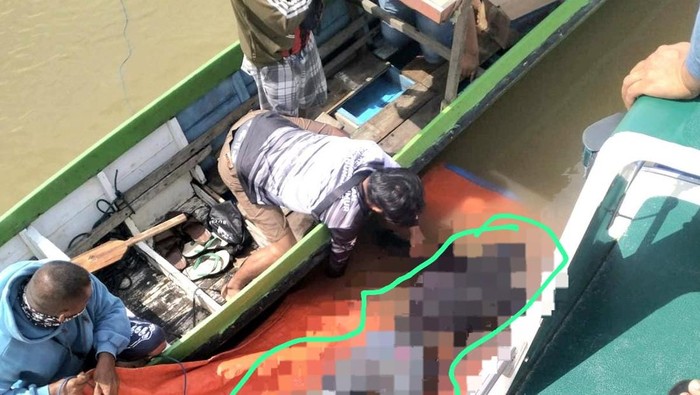 Penemuan jasad Firman di Tana Tidung. (Istimewa)