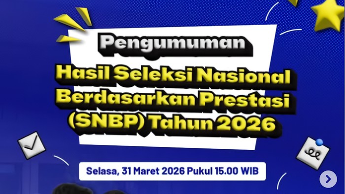 Pengumuman SNBP 2026.