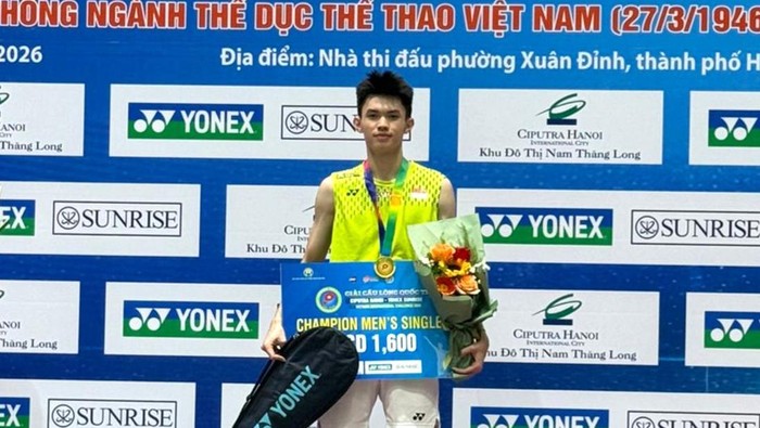 Richie Duta Richardo baru saja menjuarai Vietnam International Challenge 2026.
