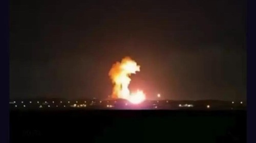 President Trump shared video footage on Monday of a massive explosion in Iran from an airstrike on Isfahan.
Truth Social / @realDonaldTrump