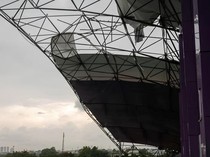 Video: Angin Puting Beliung Terjang Tangerang, Stadion Rusak-Pohon Tumbang
