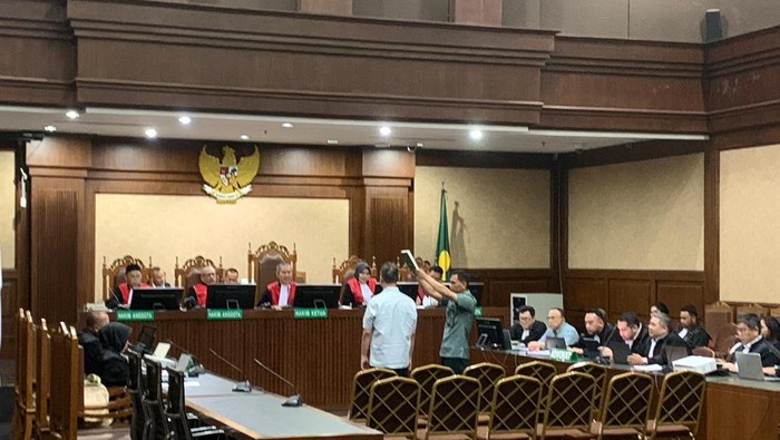 Sidang kasus korupsi tata kelola minyak (Mulia/detikcom)