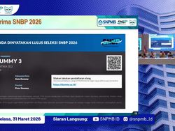 Ini Beda Tampilan Laman Peserta Lulus dan Tidak Lulus SNBP 2026