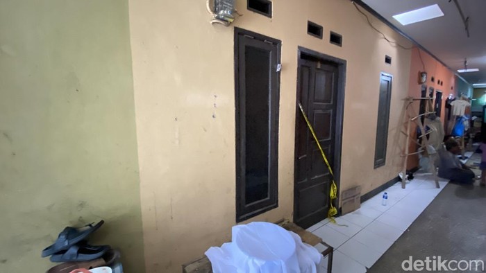 Tempat kejadian perkara penemuan mayat di Sukabumi