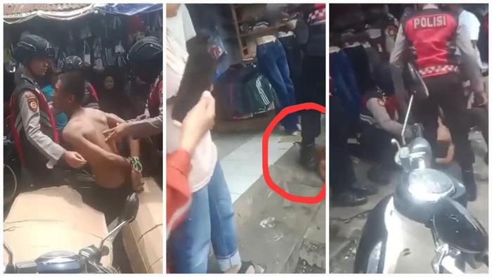 Video viral pria di Lubuklinggau diinjak kepalanya oleh oknum polisi