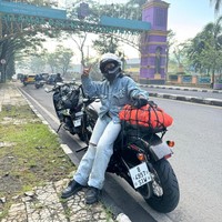 Tembus 10 Jam! Viral 2 Wanita Touring Motor dari Bandung hingga Wonosobo