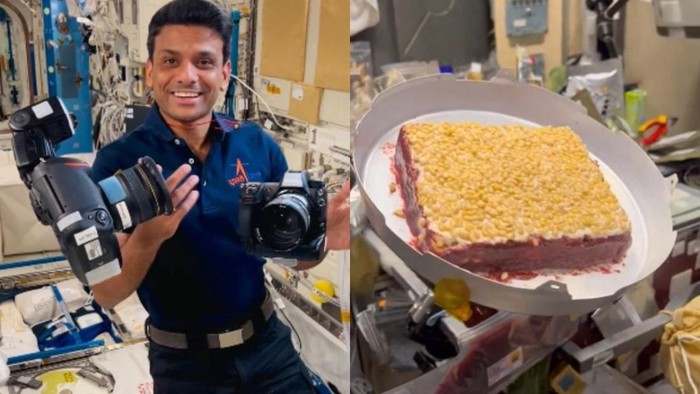 Astronot Ini Bagikan Momen Bikin Kue di Luar Angkasa