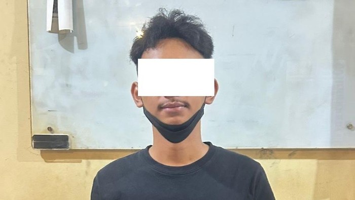 Tampang preman lawan-aniaya pemotor di Umbulharjo usai diamankan polisi, Rabu (1/4).