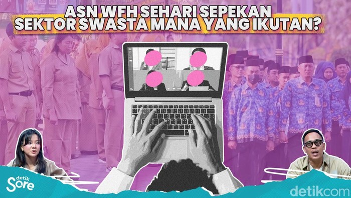 ASN WFH SEHARI SEPEKAN, SEKTOR SWASTA MANA YANG IKUTAN?