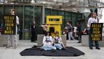 Aksi Aktivis Iklim di London Soroti Ketergantungan Energi Fosil