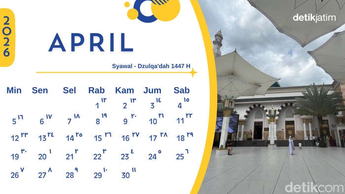Kalender Hijriah April 2026