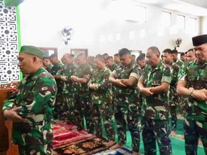 Kodam XXI/Radin Inten Gelar Salat Gaib untuk 3 Prajurit TNI Gugur di Lebanon