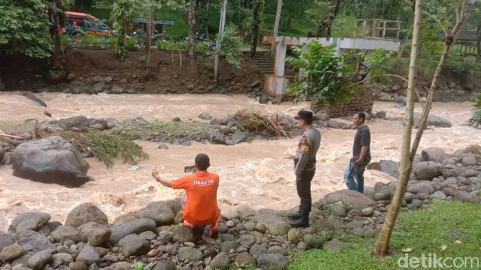 Lokasi dua mahasiswi Unila terbawa air bah di Lampung