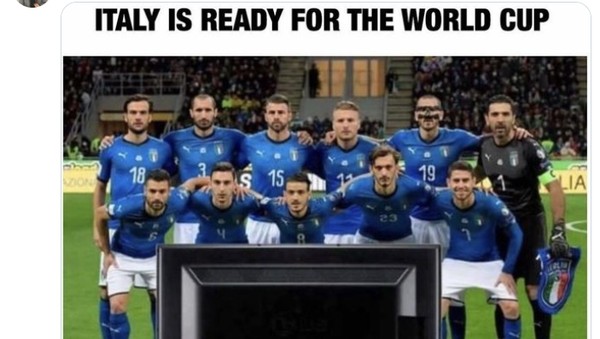 Meme Italia Hattrick Gagal ke Piala Dunia Jadi Olok-olokan Netizen