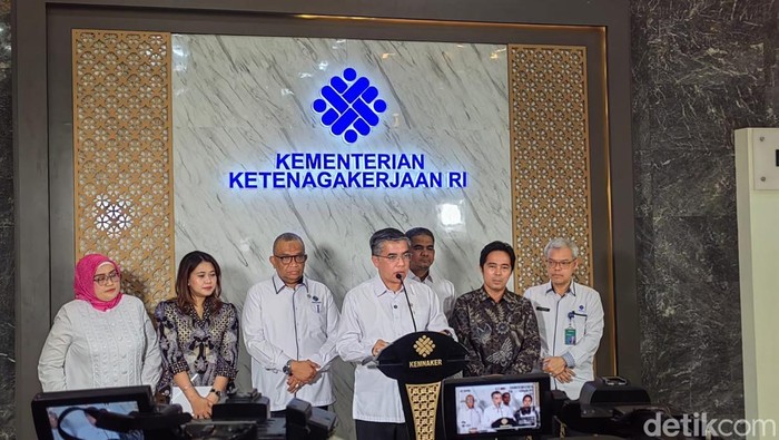 Menteri Ketenagakerjaan (Menaker) Yassierli