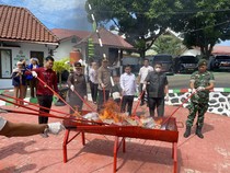 Barang Bukti 36 Perkara di Parepare Dimusnahkan, Dominan Sabu-Tembakau Gorilla