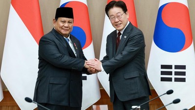 Perkuat Hubungan, Prabowo Bertemu Presiden Lee Jae Myung di Korsel