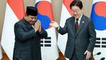 Perkuat Hubungan, Prabowo Bertemu Presiden Lee Jae Myung di Korsel