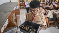 Kebijakan ini bertujuan meningkatkan kualitas lingkungan belajar bagi siswa. ANTARA FOTO/Sulthony Hasanuddin