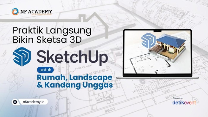 Sketsa 3D Sketch Up