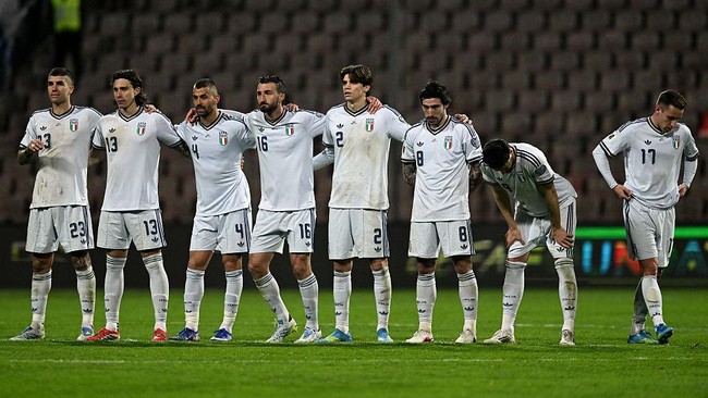 Suramnya Sepakbola Italia: Gagal ke Piala Dunia, Wakil di UCL Sudah Habis