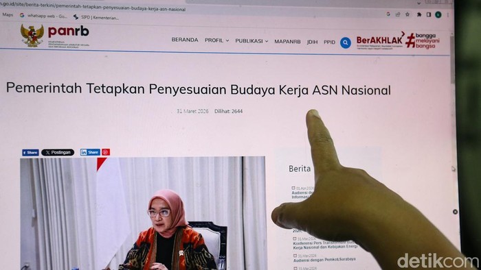 Transformasi Budaya Kerja, ASN Bakal WFH Tiap Jumat