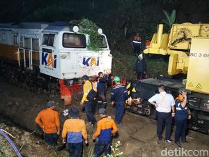 KAI Pastikan Jalur Maswati-Sasaksaat Bisa Kembali Dilintasi Pascalongsor