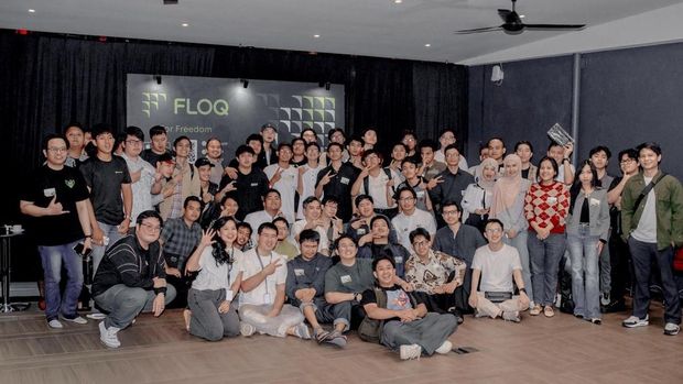 VP Business Development FLOQ, William Yaputra dan Founder dan CEO FLOQ, Yudhono Rawis