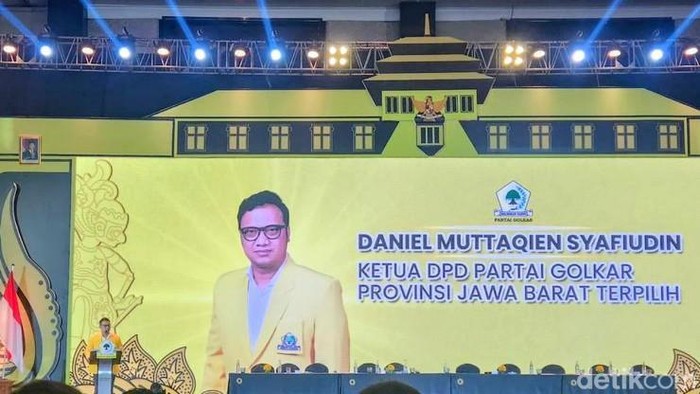Daniel Muttaqien terpilih jadi Ketua DPD Golkar Jabar